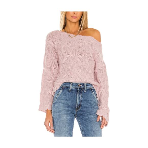 House of Harlow 1960 Sweaters - House Of Harlow 1960 X Revolve 'Elaina' Pink Acrylic Braided Sweater Size S